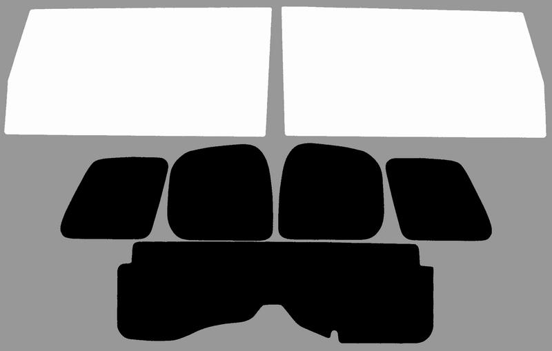 トヨタ FJクルーザー　車種別カット済フィルム（通常タイプ各色）