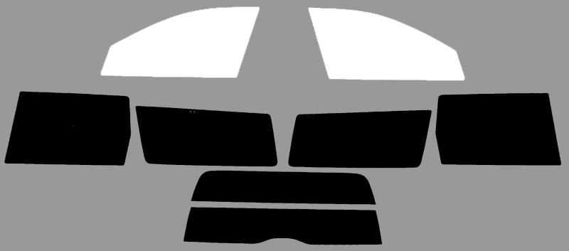 ボルボ XC70　車種別カット済フィルム（激安タイプ各色）