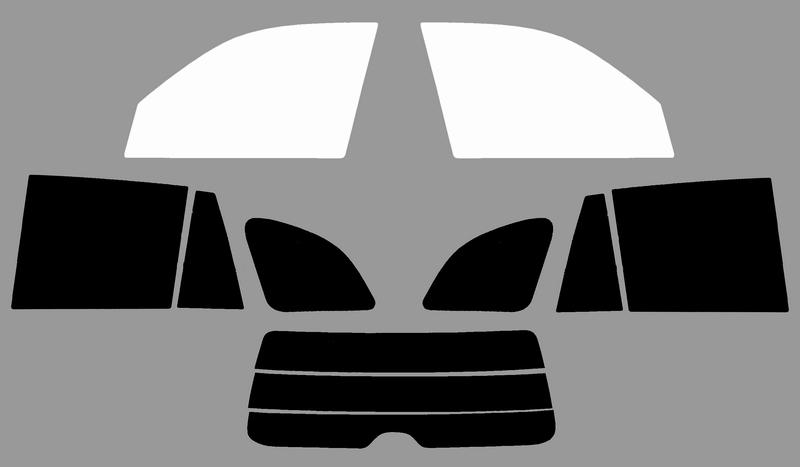 トヨタ RAV4 5dr　車種別カット済フィルム（激安タイプ各色）