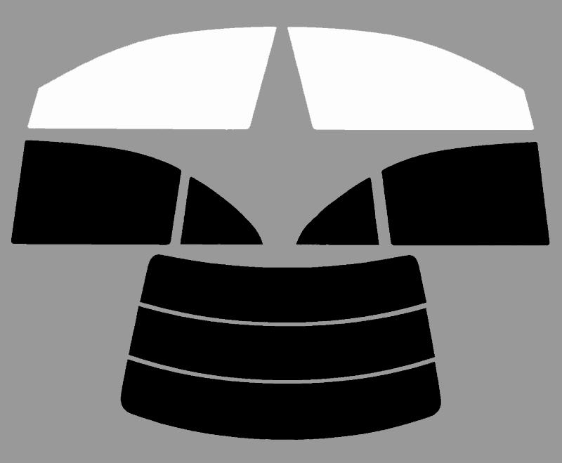 トヨタ アベンシスセダン　車種別カット済フィルム（通常タイプ各色）