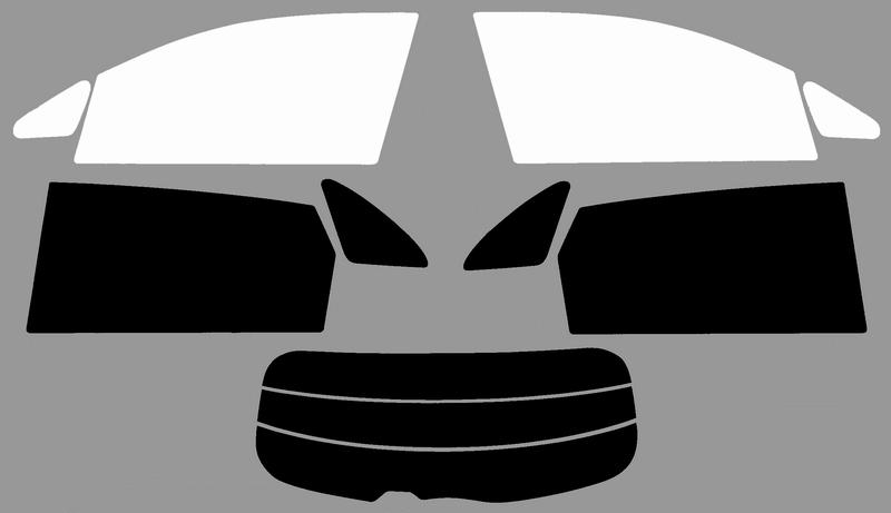 トヨタ マークX Zio　車種別カット済フィルム（通常タイプ各色）